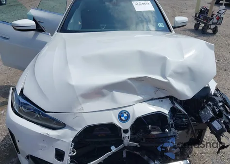 2024 BMW I4 xDrive40 from USA, damaged, VIN WBY83FB06RFT01245